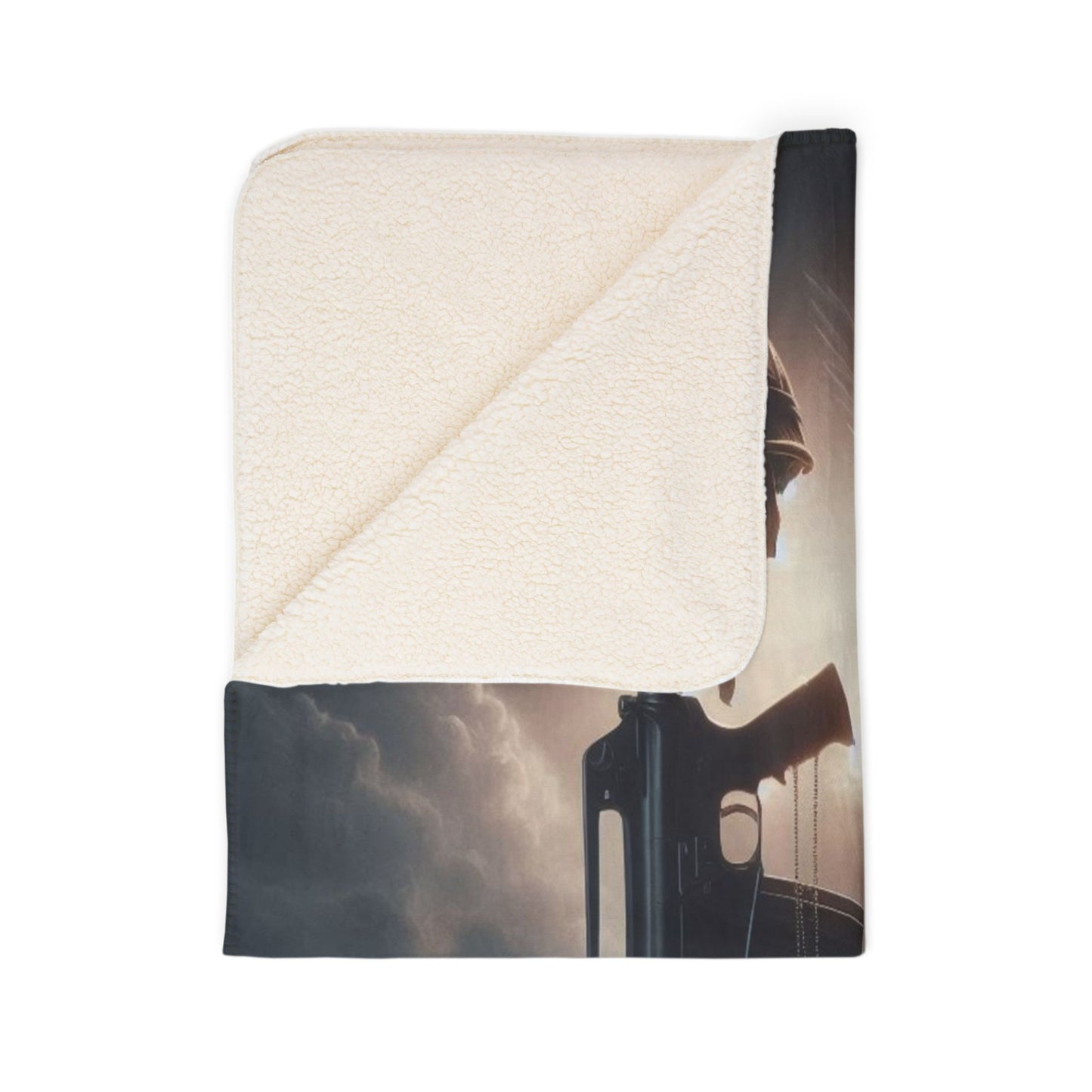 soldier memorial Fleece Sherpa Blanket