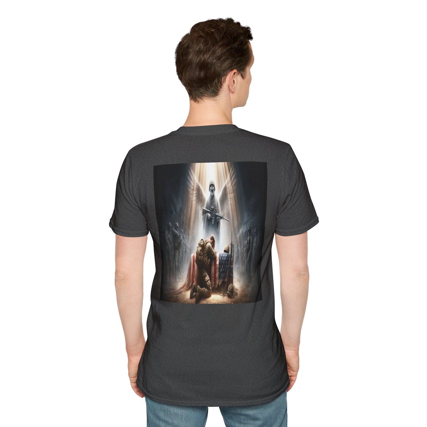 soldier's prayer an angels cry Unisex Softstyle T-Shirt