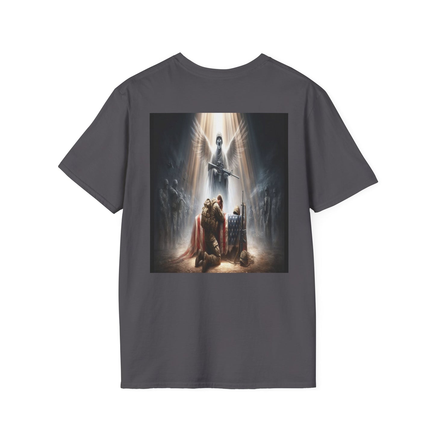 soldier's prayer an angels cry Unisex Softstyle T-Shirt