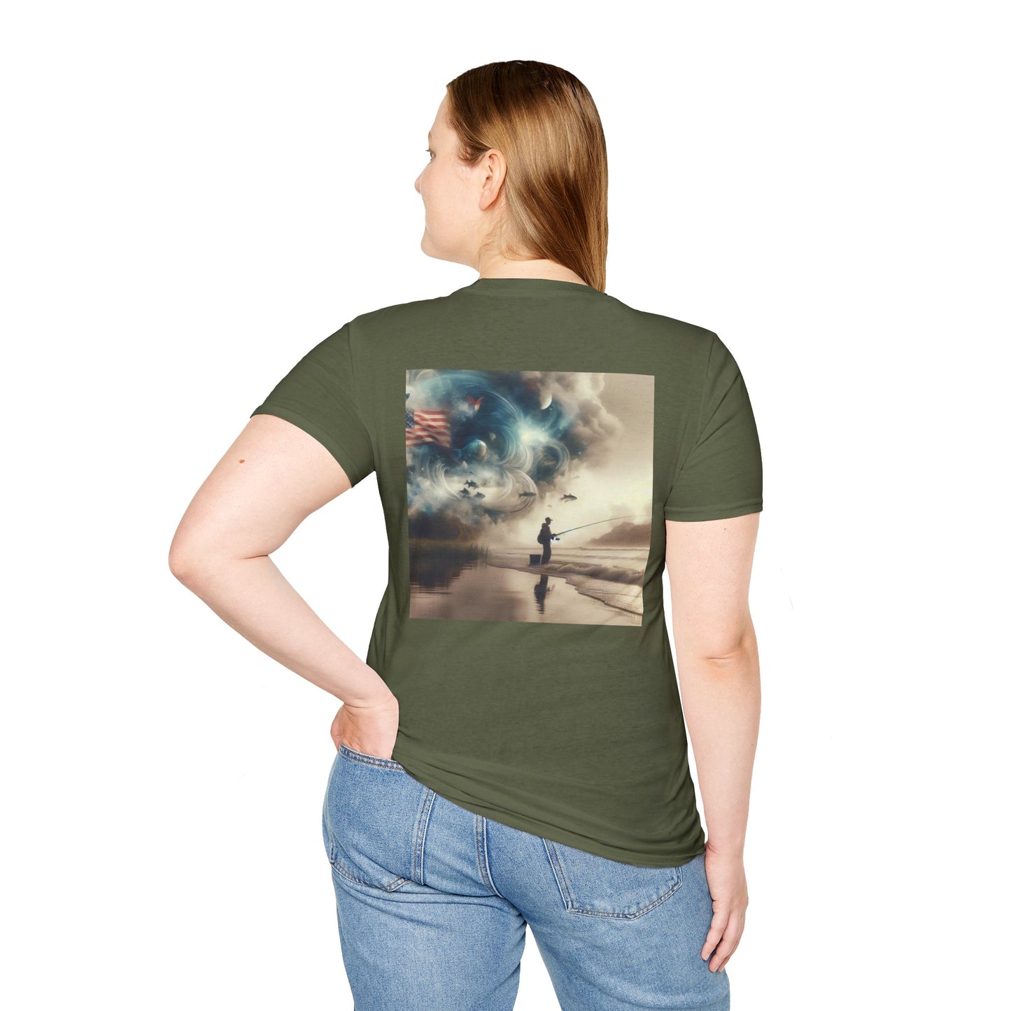 Fishermans dream Unisex Softstyle T-Shirt