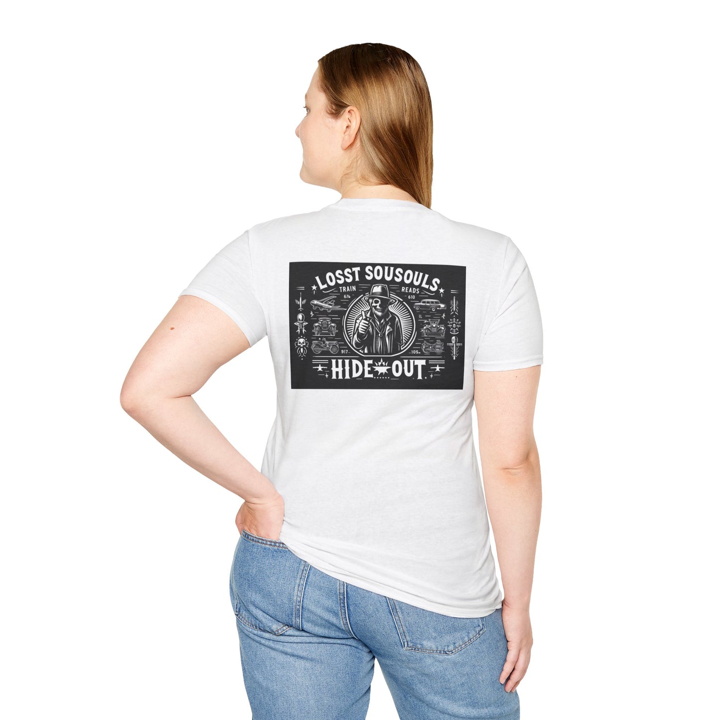 lost hitchiker Unisex Softstyle T-Shirt