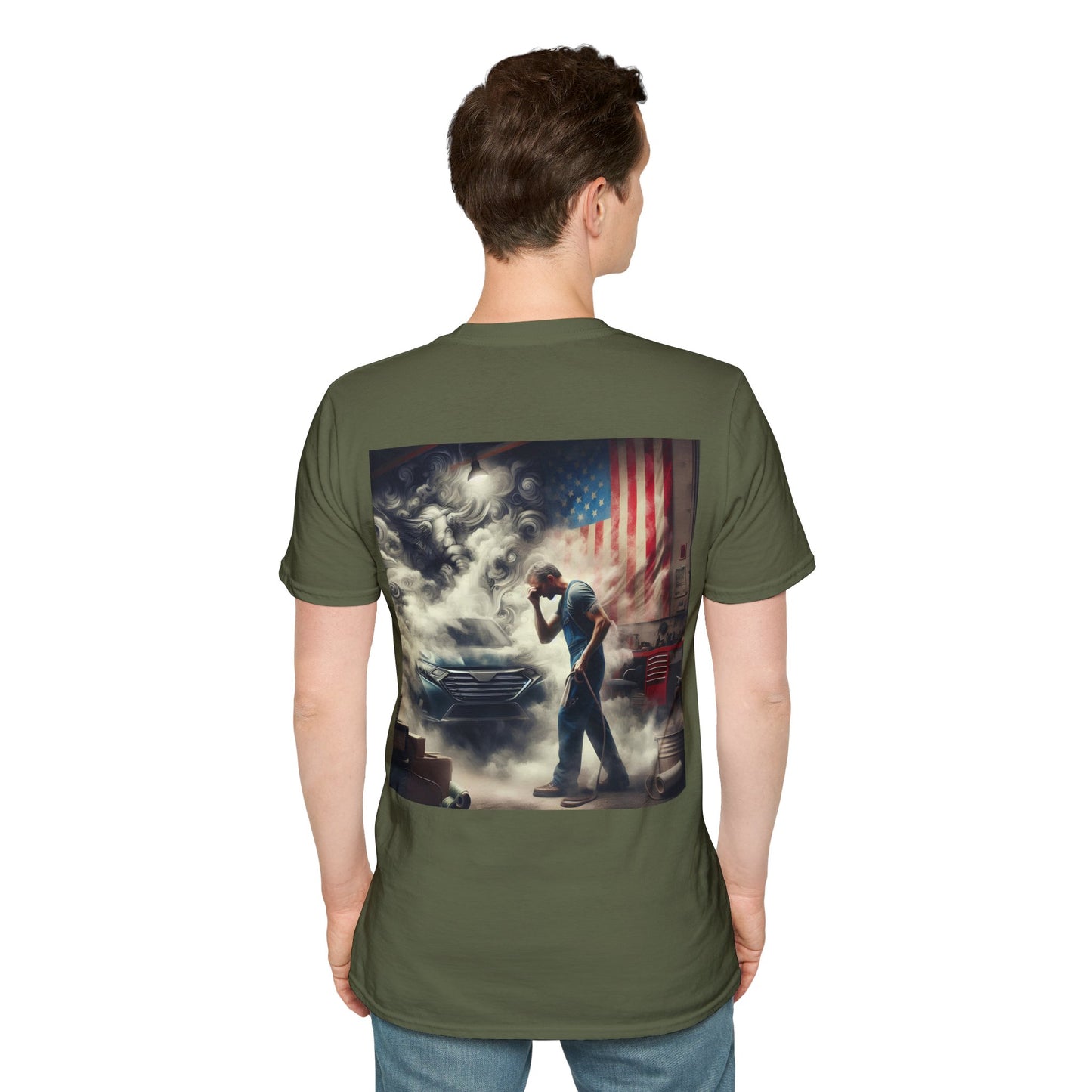mechanics struggle Unisex Softstyle T-Shirt
