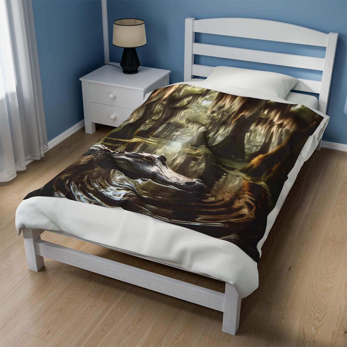Swamp Guardian Velveteen Plush Blanket