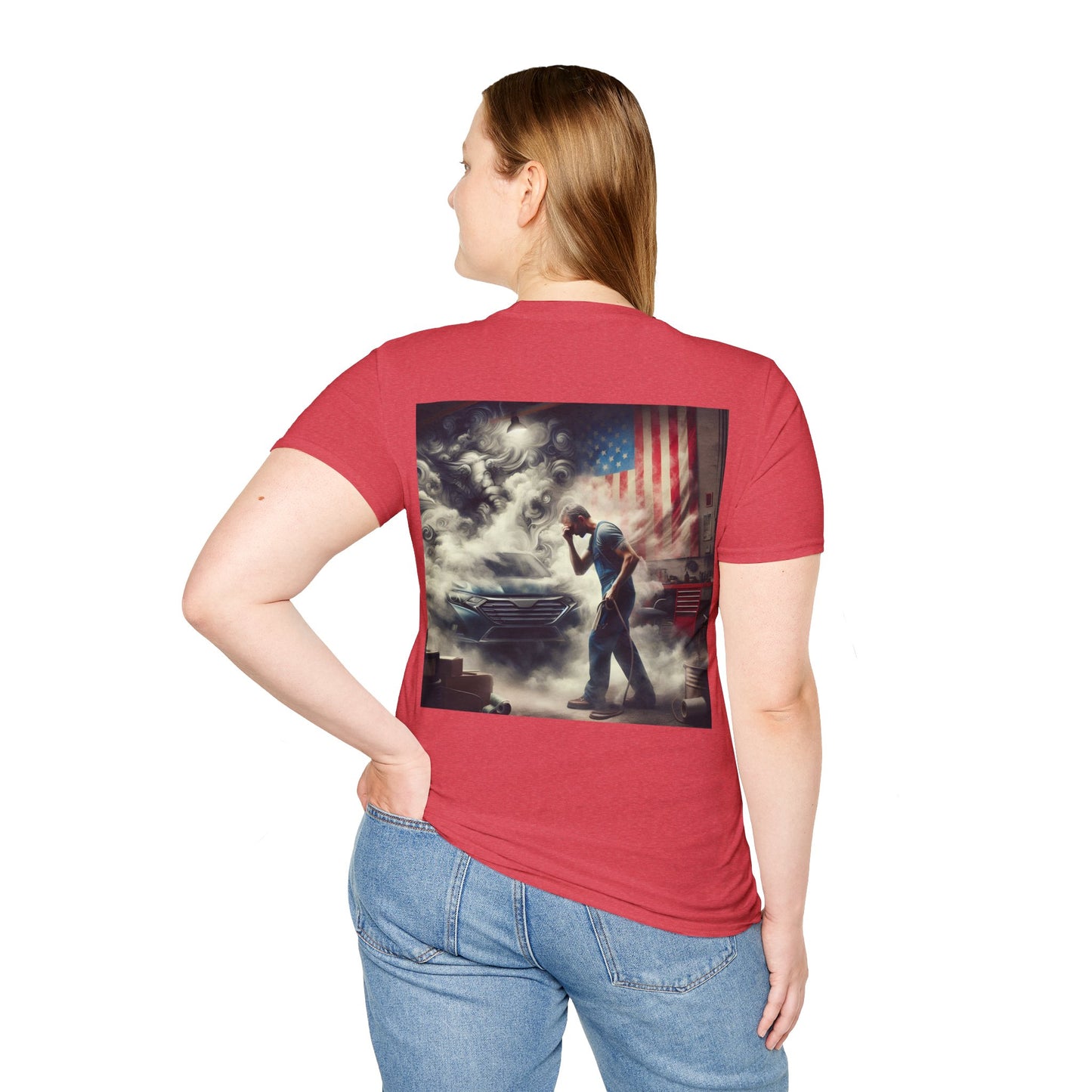 mechanics struggle Unisex Softstyle T-Shirt