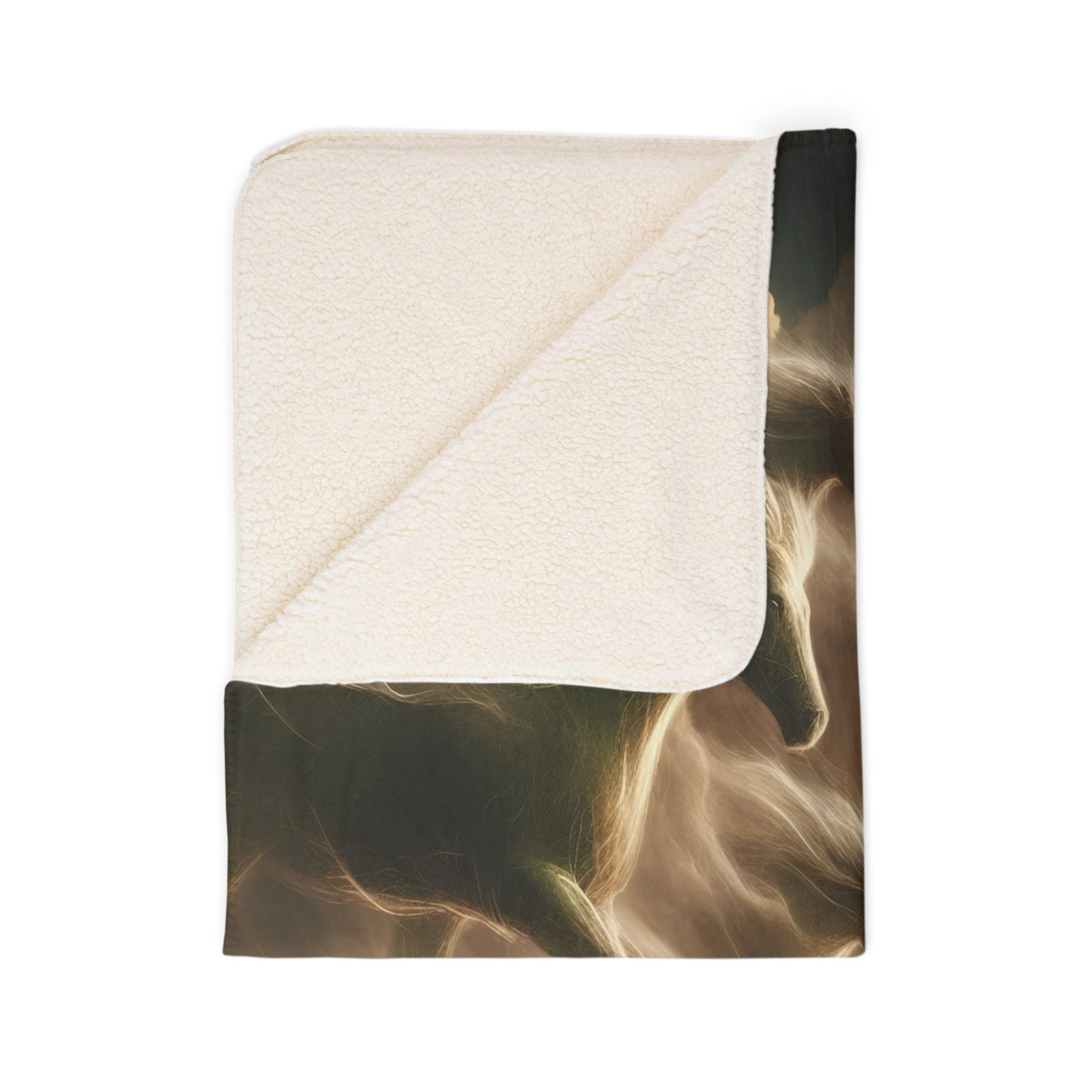 Stamped in the sky Fleece Sherpa Blanket