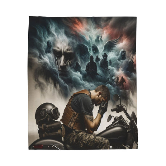 riders torments Velveteen Plush Blanket