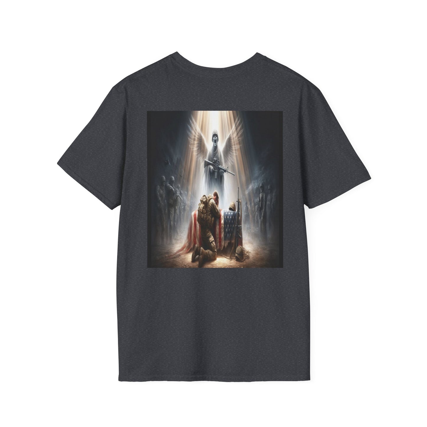 soldier's prayer an angels cry Unisex Softstyle T-Shirt