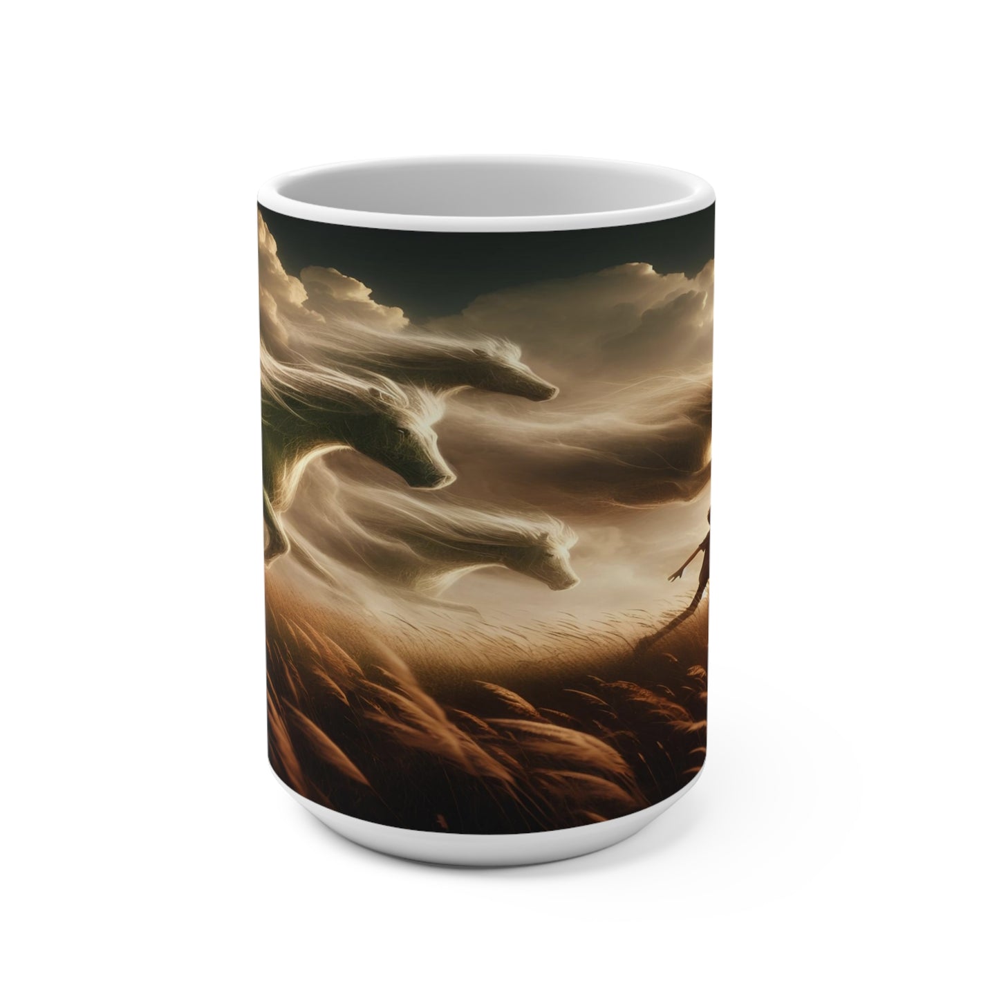 stampede in the sky Mug 15oz