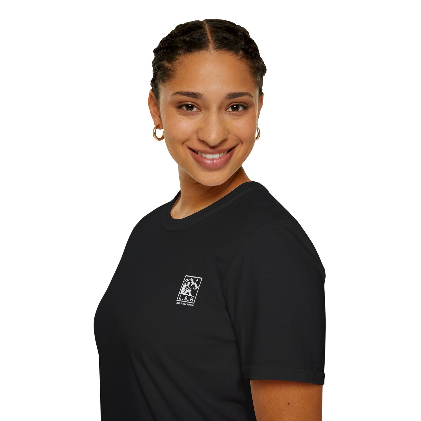 snow angel nights Unisex Softstyle T-Shirt