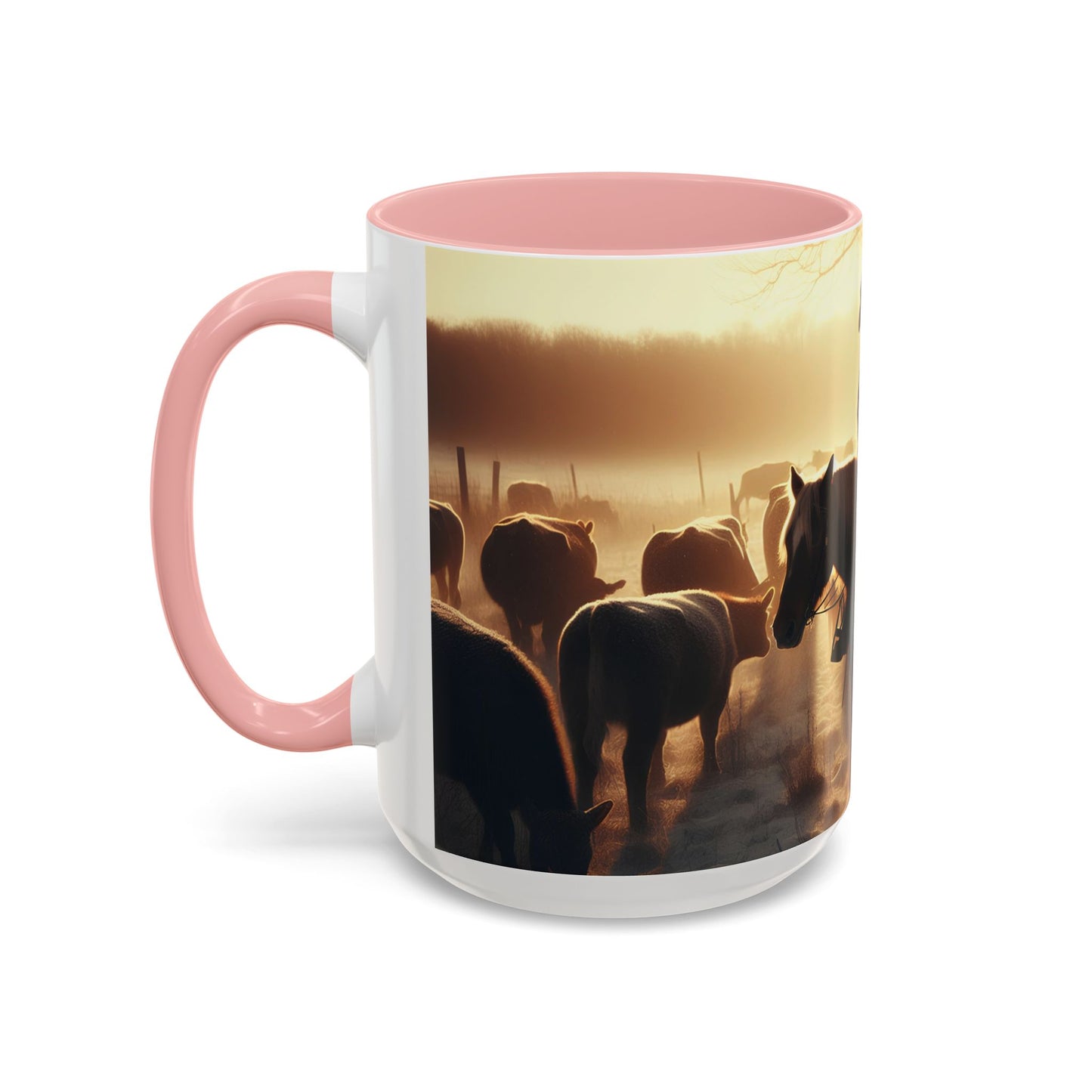 cowboys morning Accent Coffee Mug (11, 15oz)