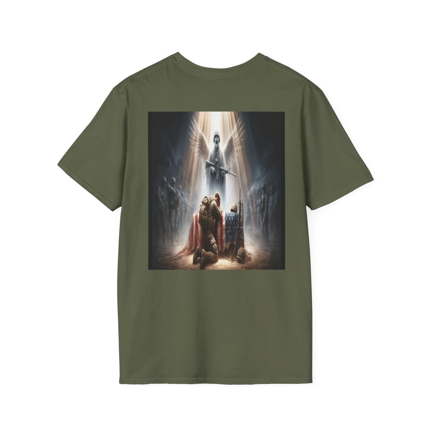 soldier's prayer an angels cry Unisex Softstyle T-Shirt