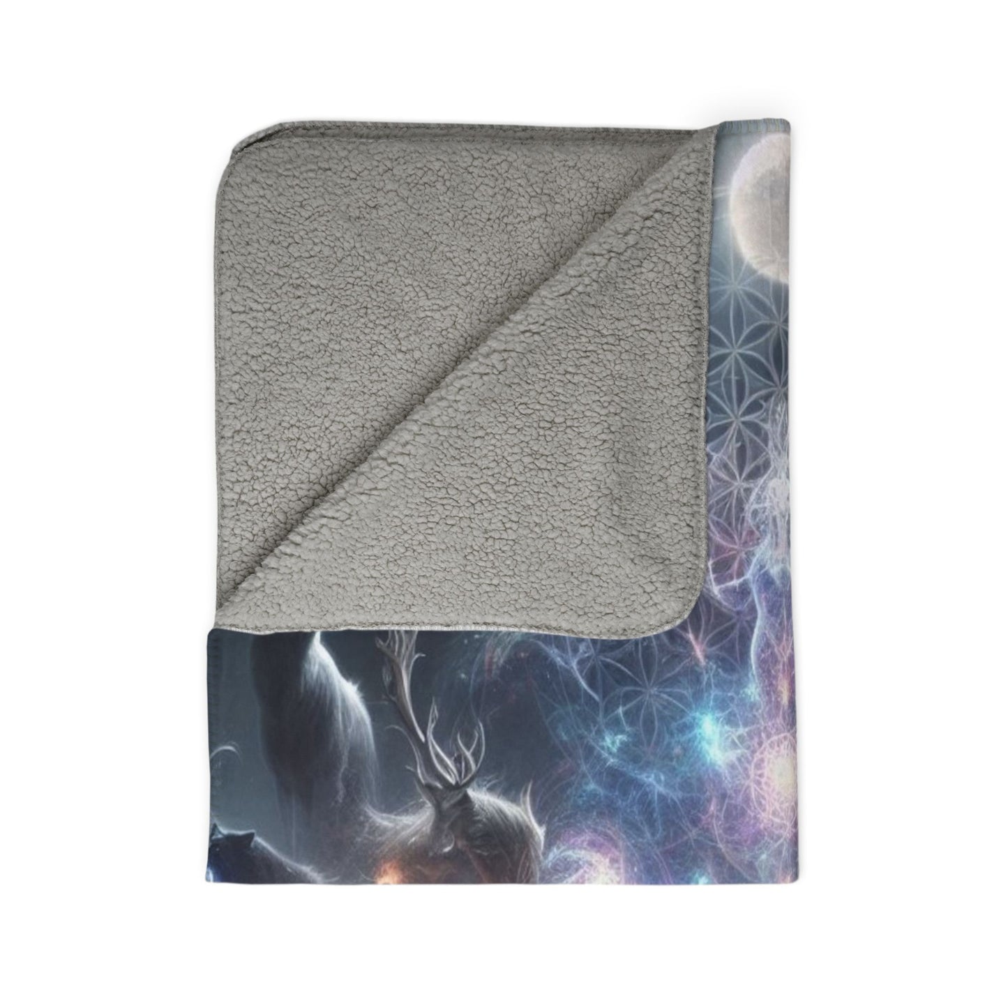 Spirit Wilderness Fleece Sherpa Blanket