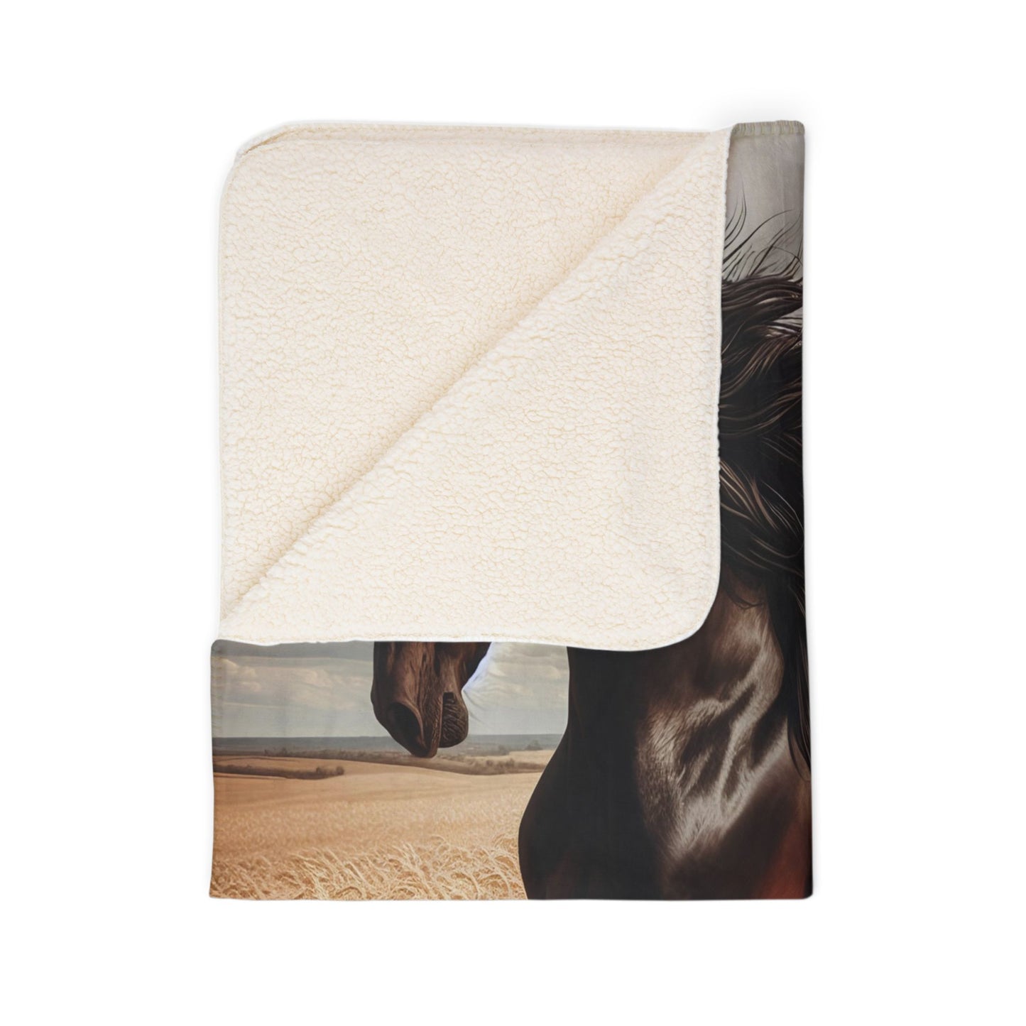 Prairie Thunder Sherpa Blanket