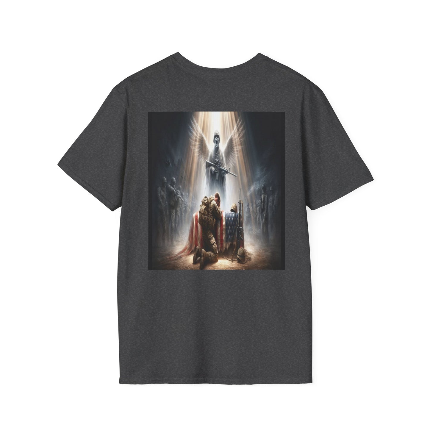 soldier's prayer an angels cry Unisex Softstyle T-Shirt